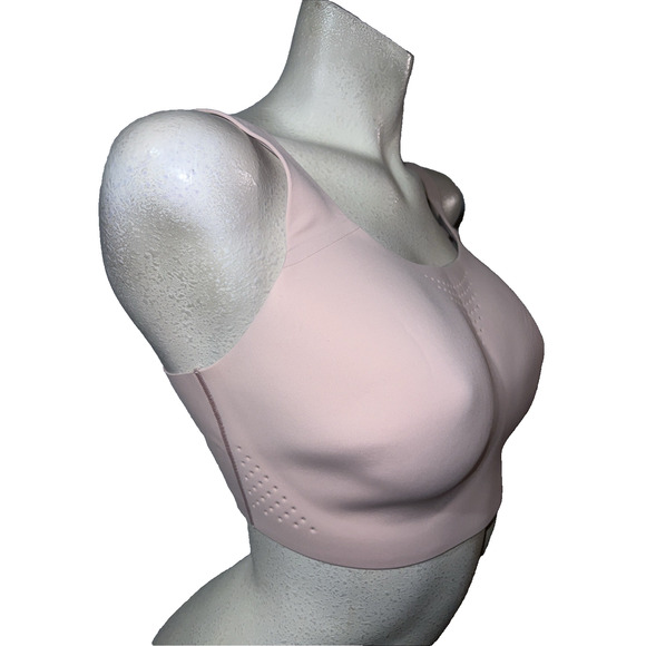 New Victorias Secret Sports Bra 36DD Pink Featherweight High Support Turbo Wick - Picture 2 of 6